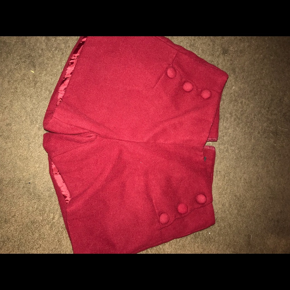 Red shorts